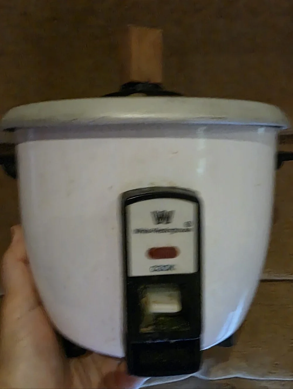 White Rice Cooker WRA3000- Compact Home Kitchen Cooker